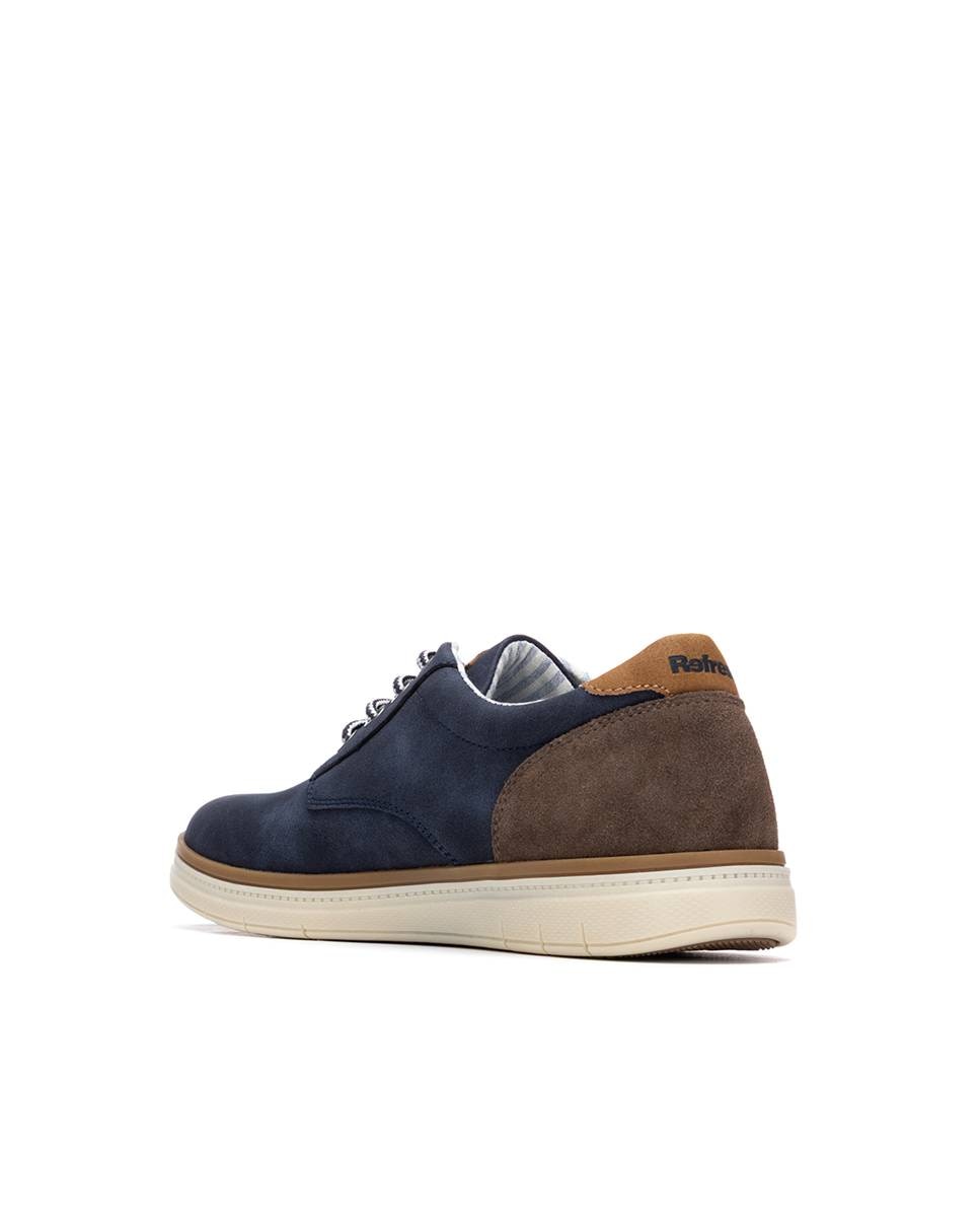 Sapatos de Cordões Azul-marinho-3