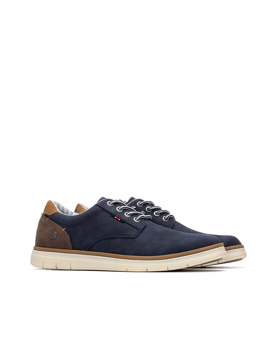 Sapatos de Cordões Azul-marinho-4
