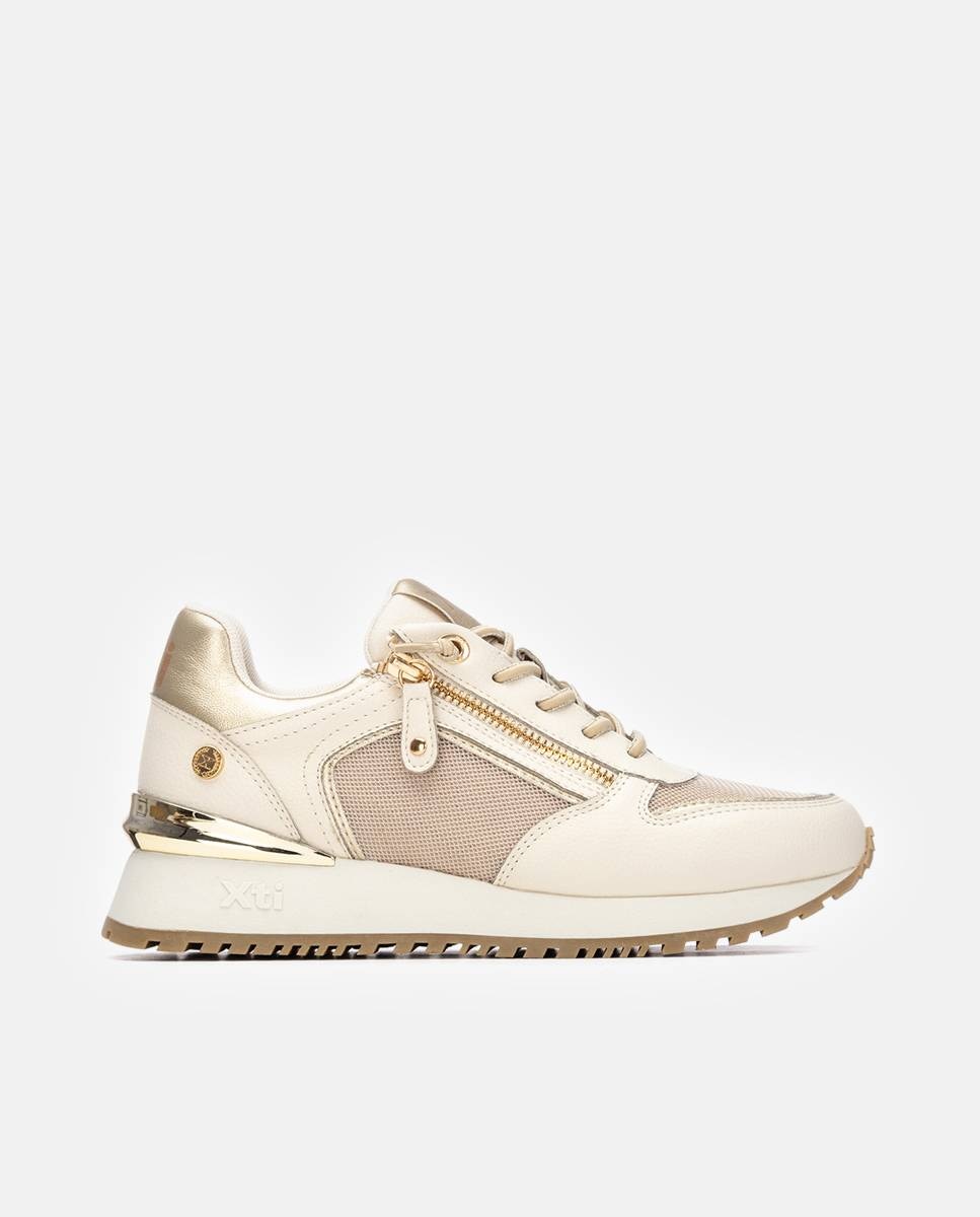 Imagem 0 de Sapatilhas com Cunha e Atacadores