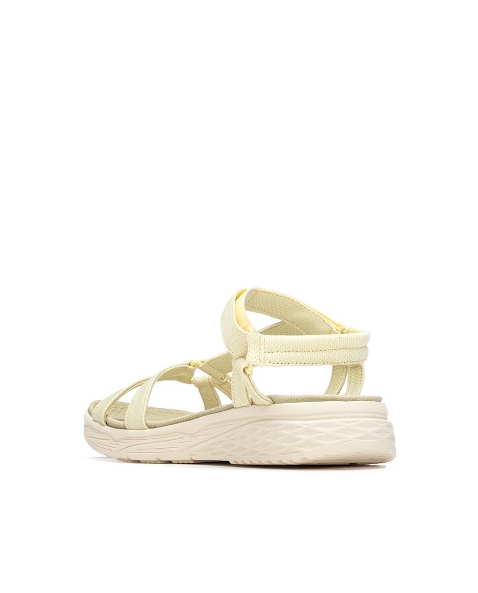 Sandálias Rasas com Velcro Amarelo-3