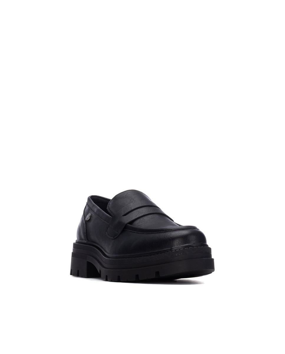 Mocassins Rasos Preto-2