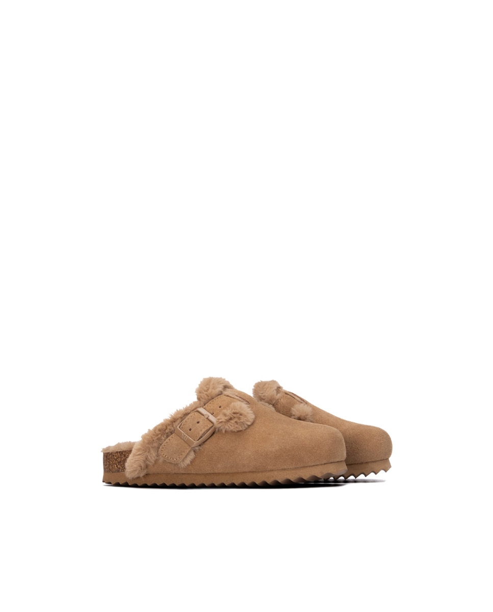 Socas Infantil de Pele com Pelo Xti Camel-4