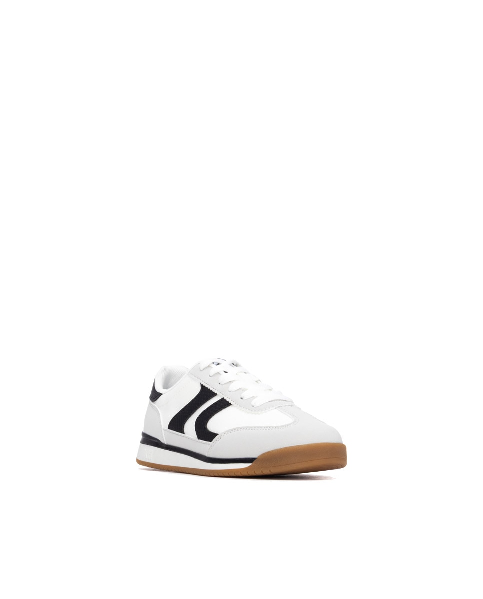 Sapatilha Infantil com Atacadores Branco-2