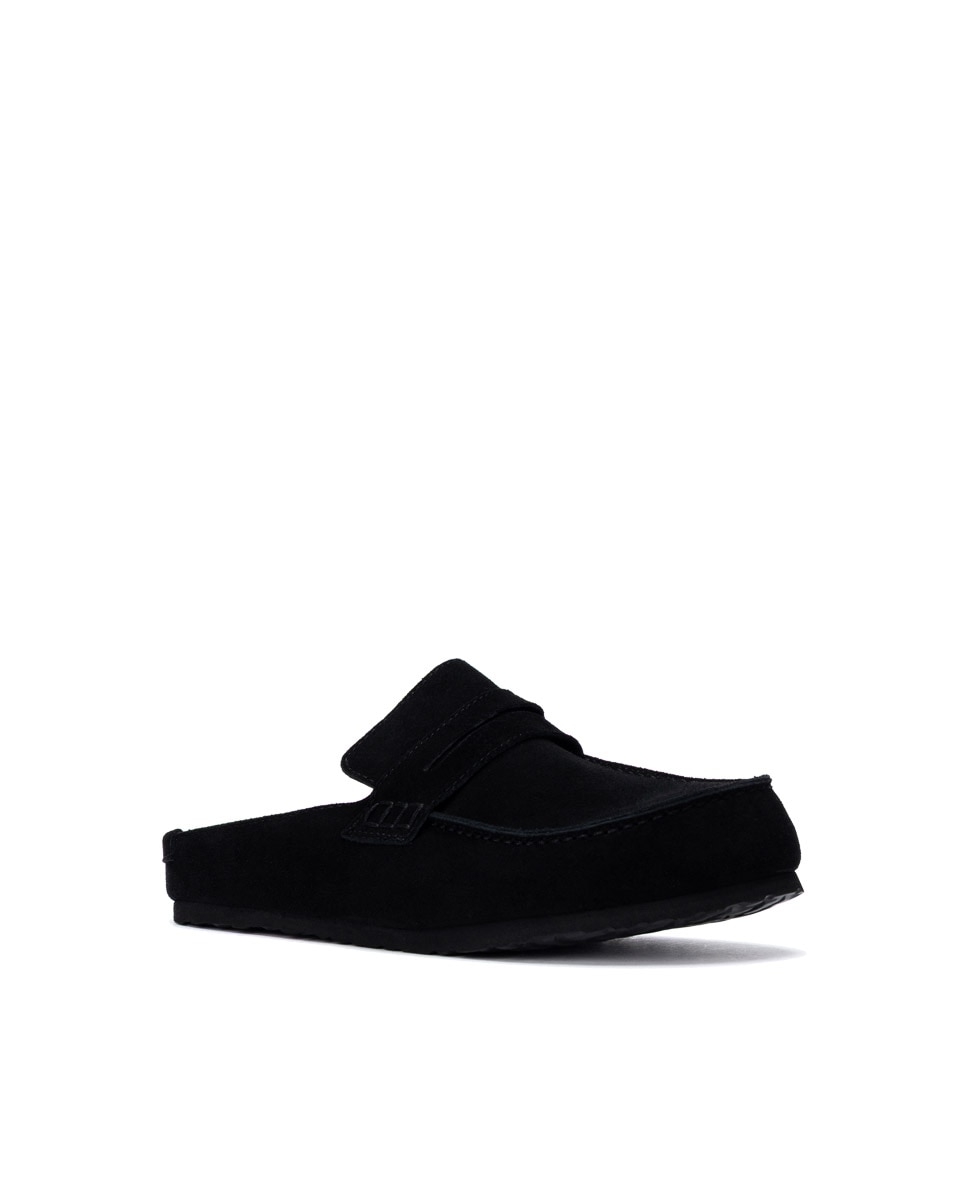 Soca Estilo Mocassins Preto-2