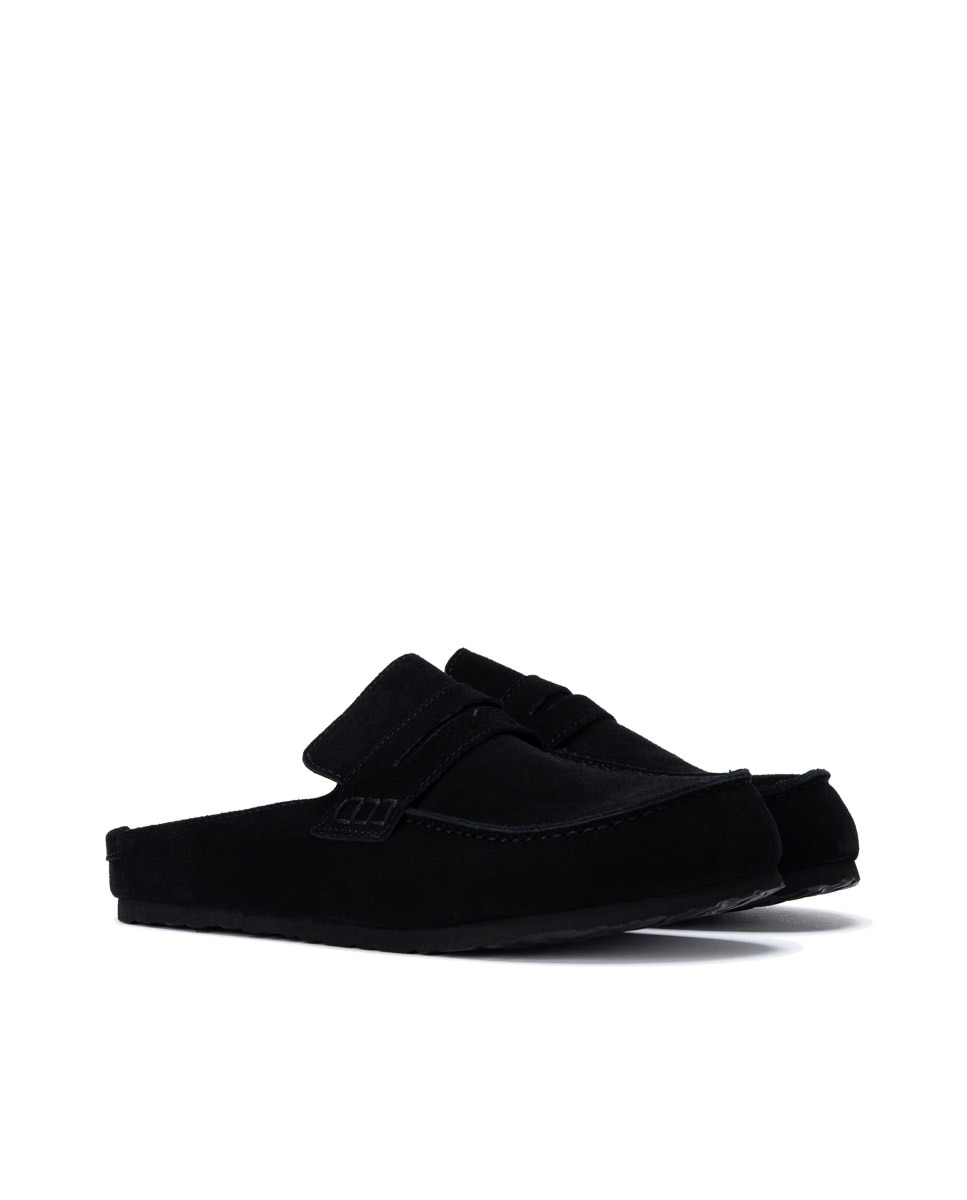 Soca Estilo Mocassins Preto-4