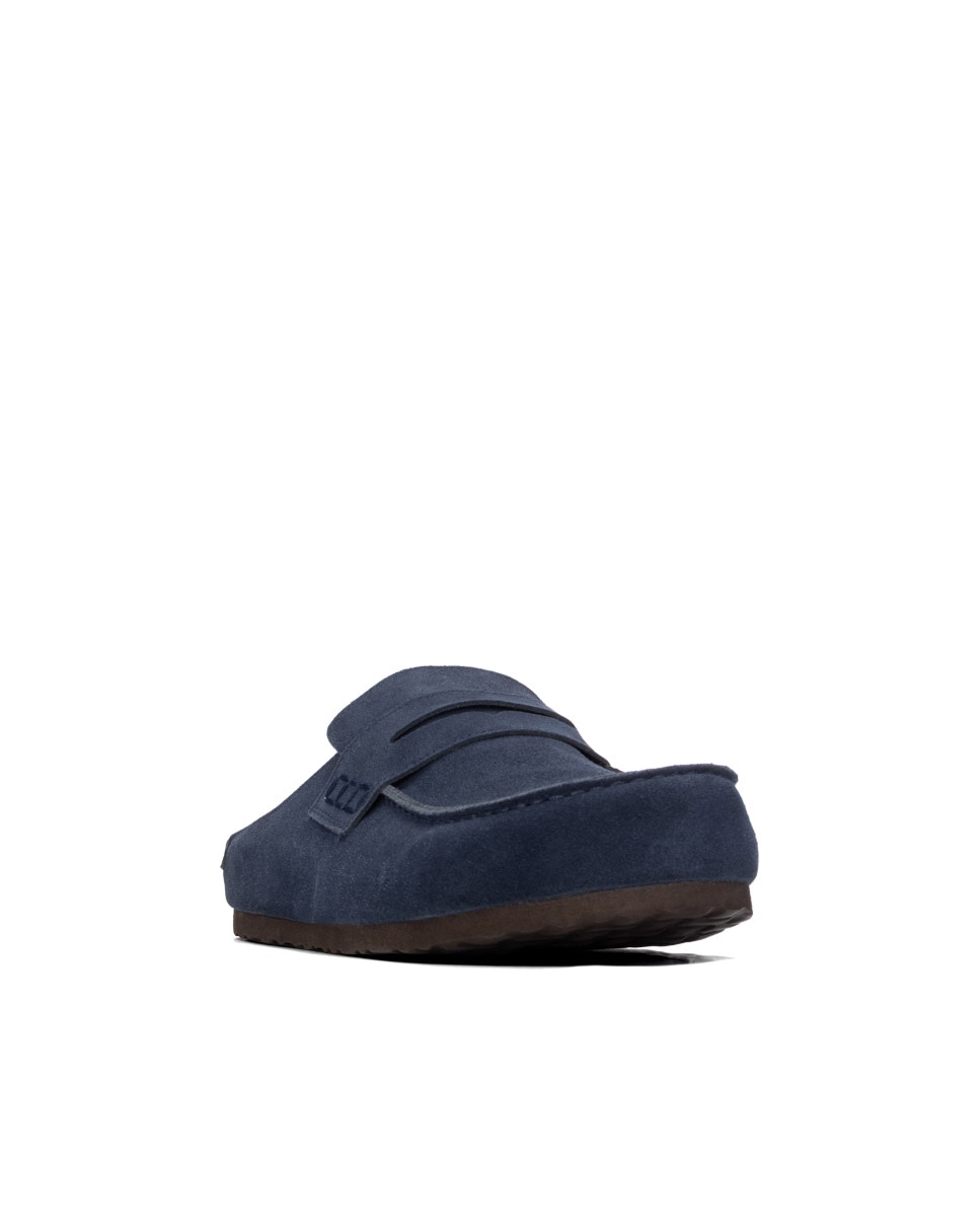 Soca Estilo Mocassins Azul-2