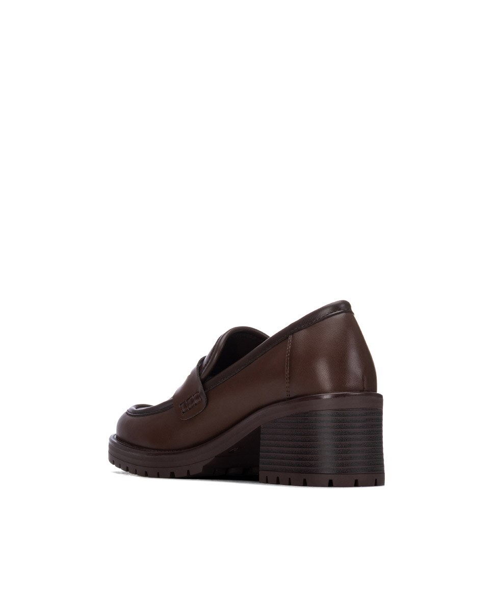 Mocassins de Salto Castanho-3