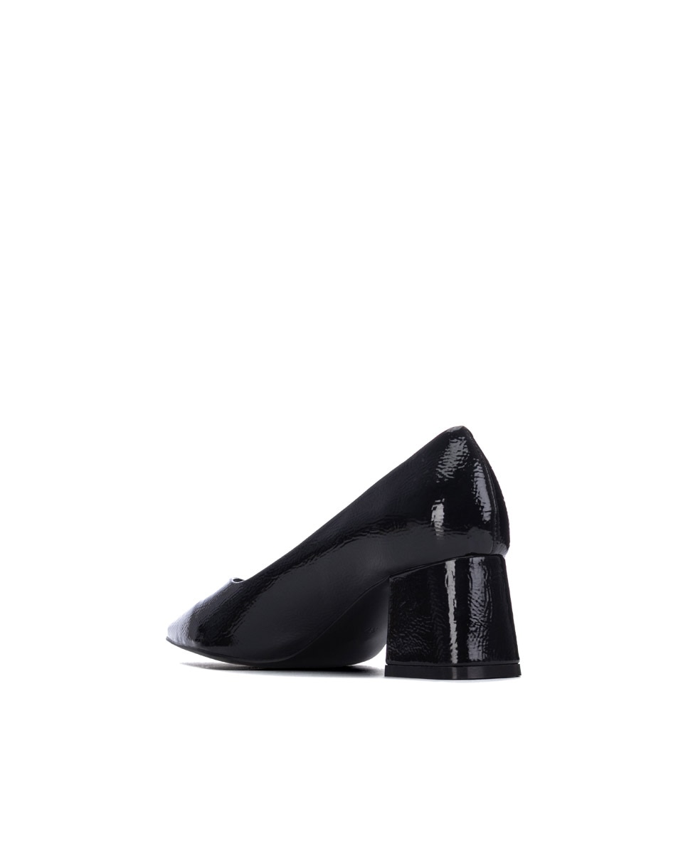 Sapatos de Salto Preto-3