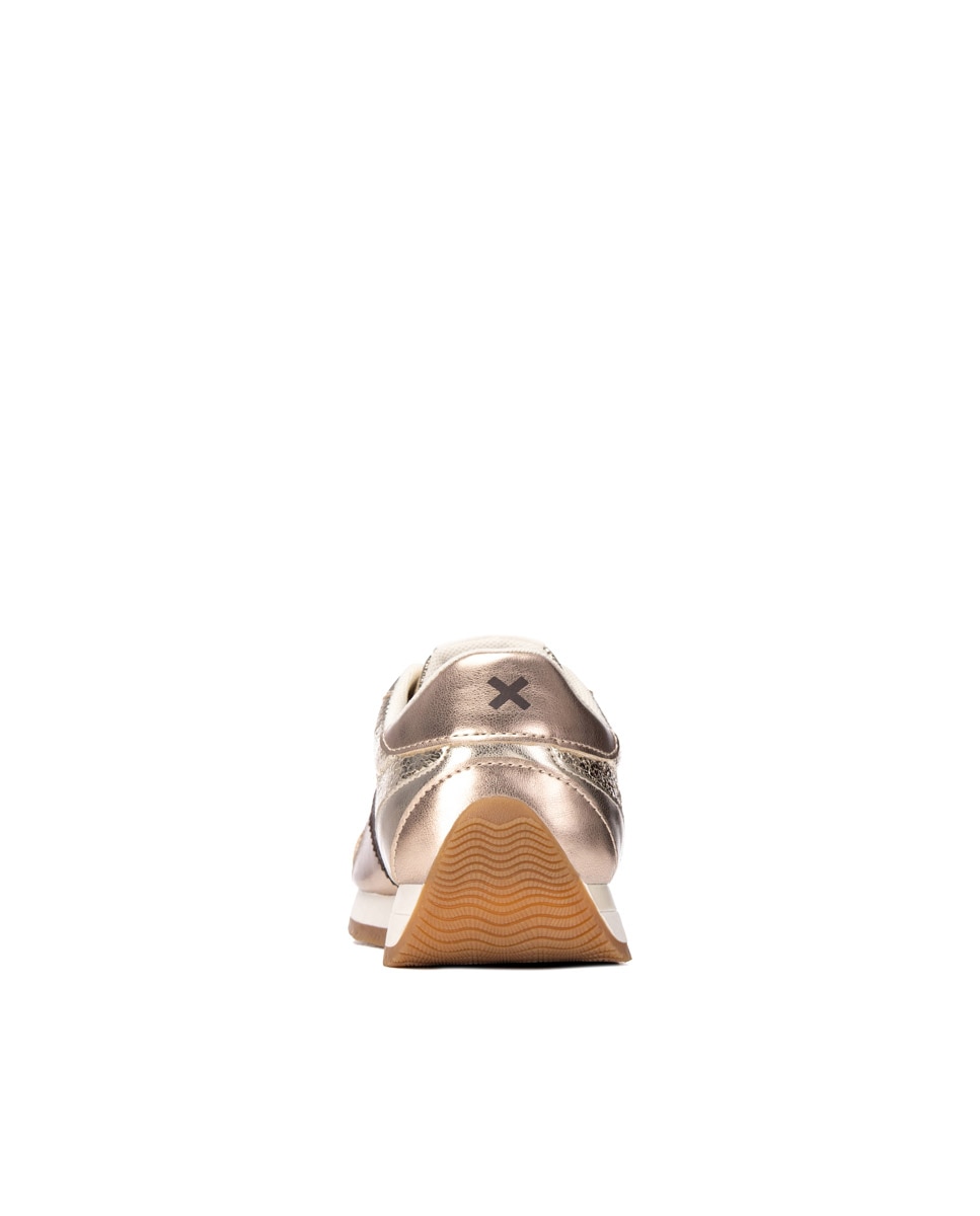 Sapatilha com Atacadores Ouro-7
