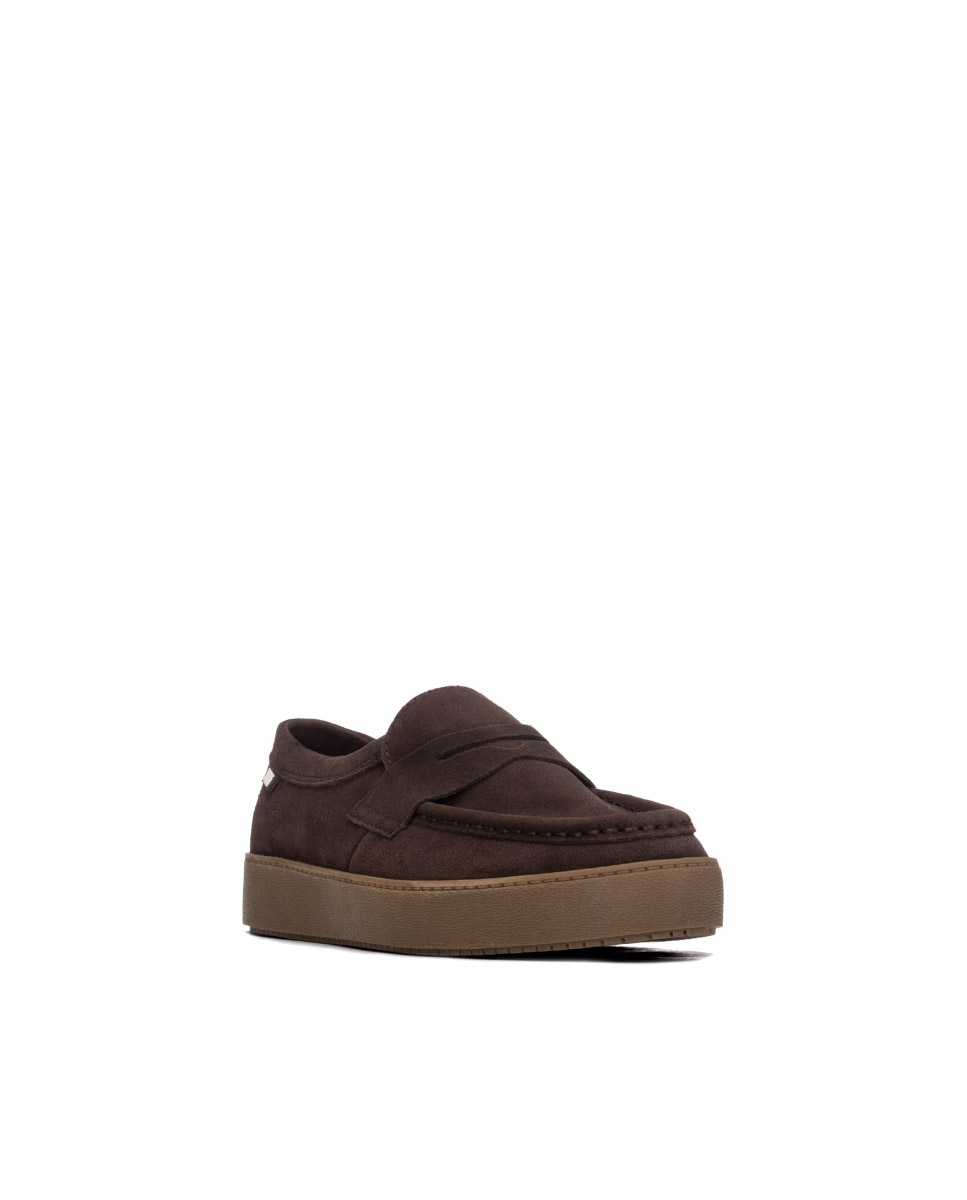 Mocassins de Pele Castanho-2