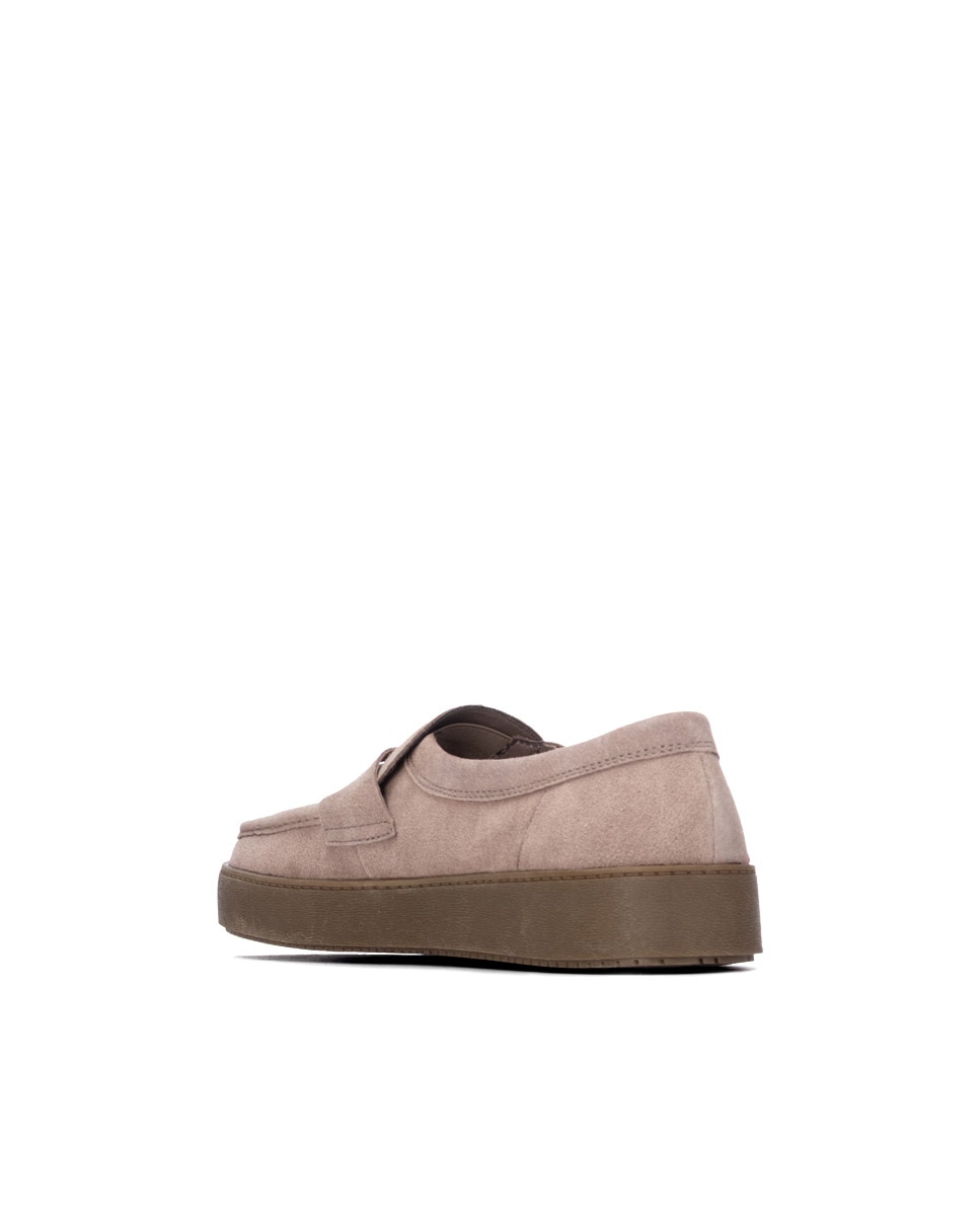 Mocassins de Pele Castanho-3