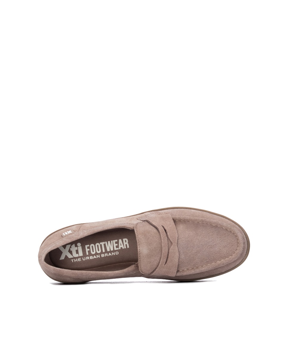 Mocassins de Pele Castanho-5
