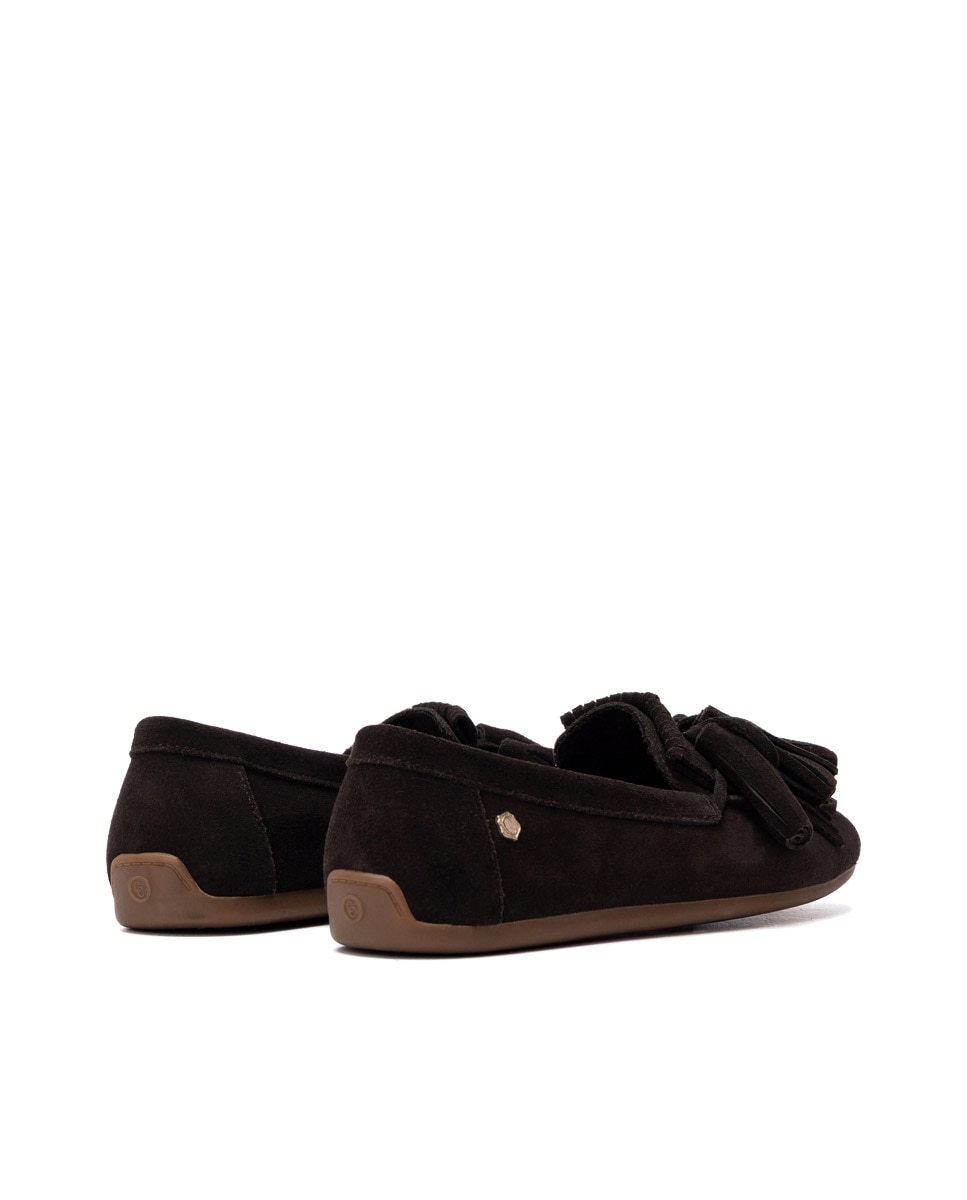 Mocassins de Pele Castanho-9