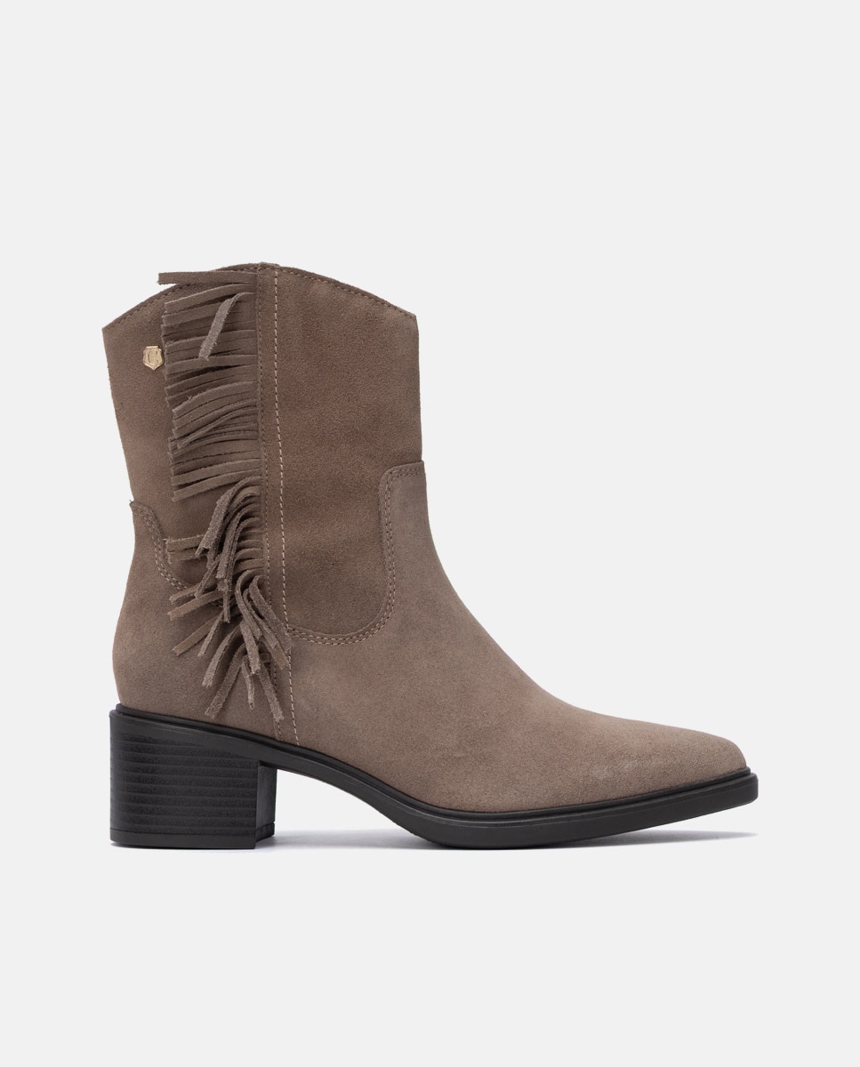 Imagem 0 de Botins Cowboy de Pele