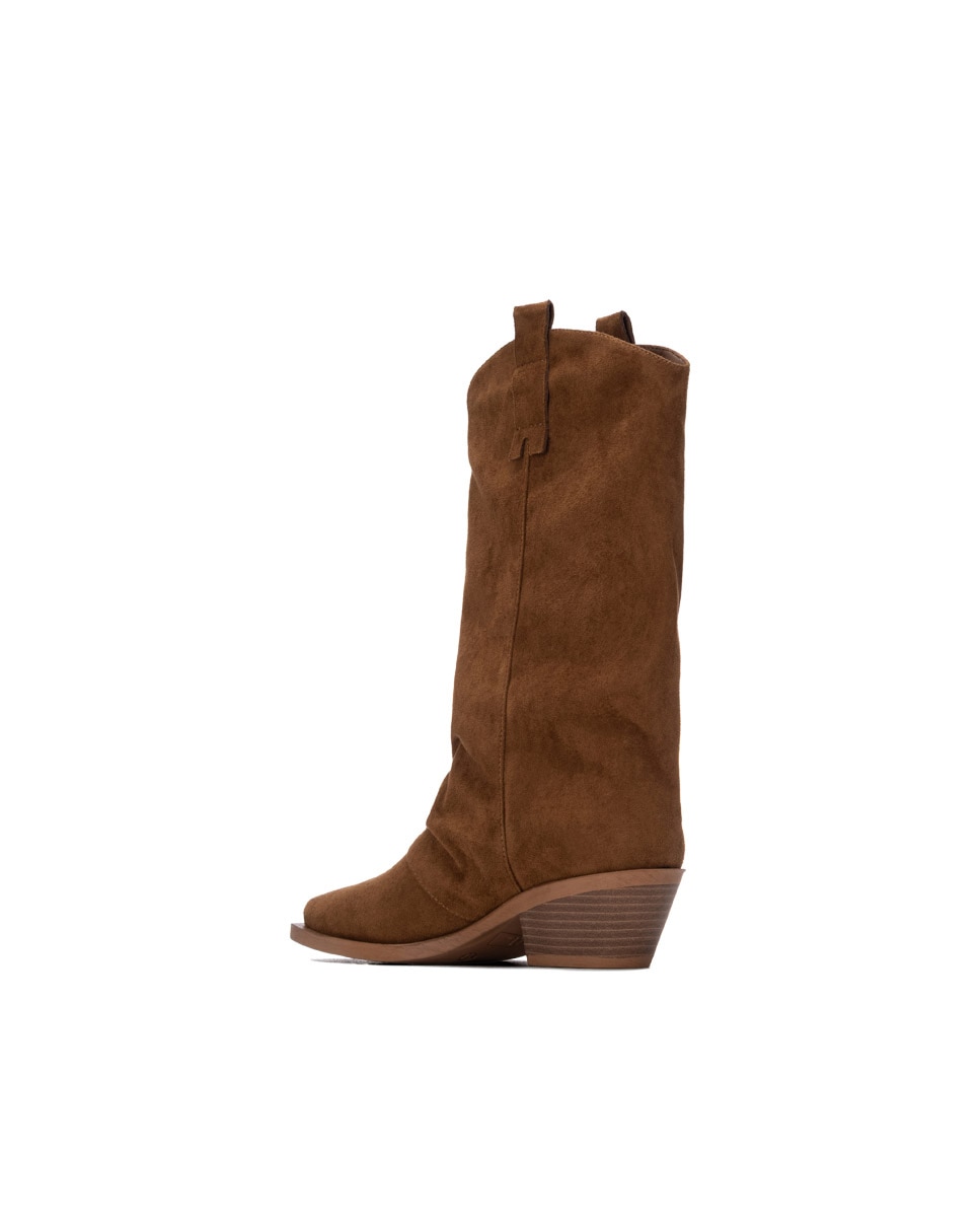 Botas Cowboy com Franjas Camel-3