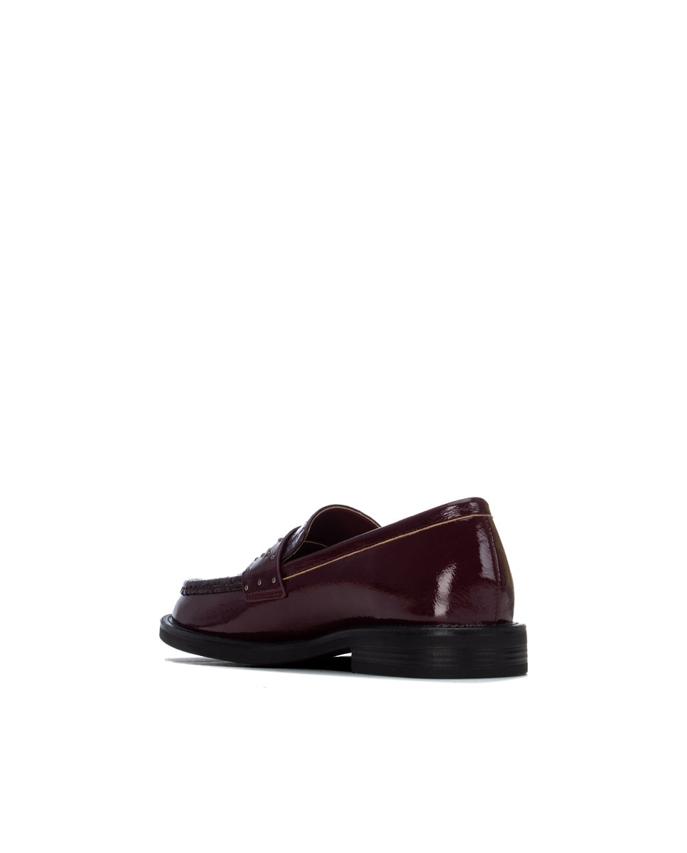 Mocassins Rasos Bordeaux-3