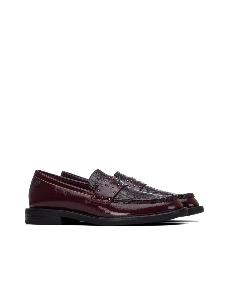 Mocassins Rasos Bordeaux-4