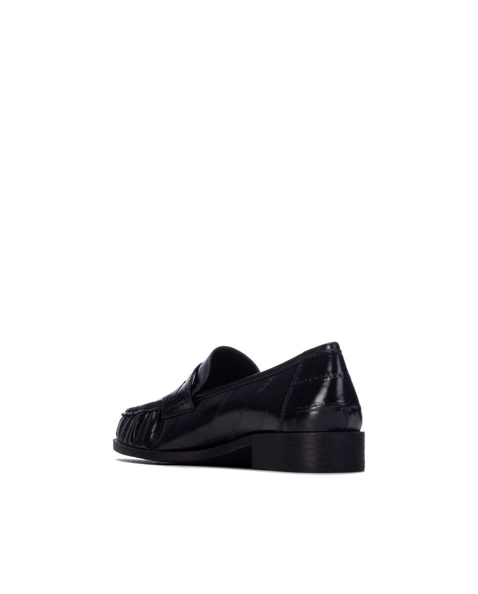 Mocassins Rasos Preto-3