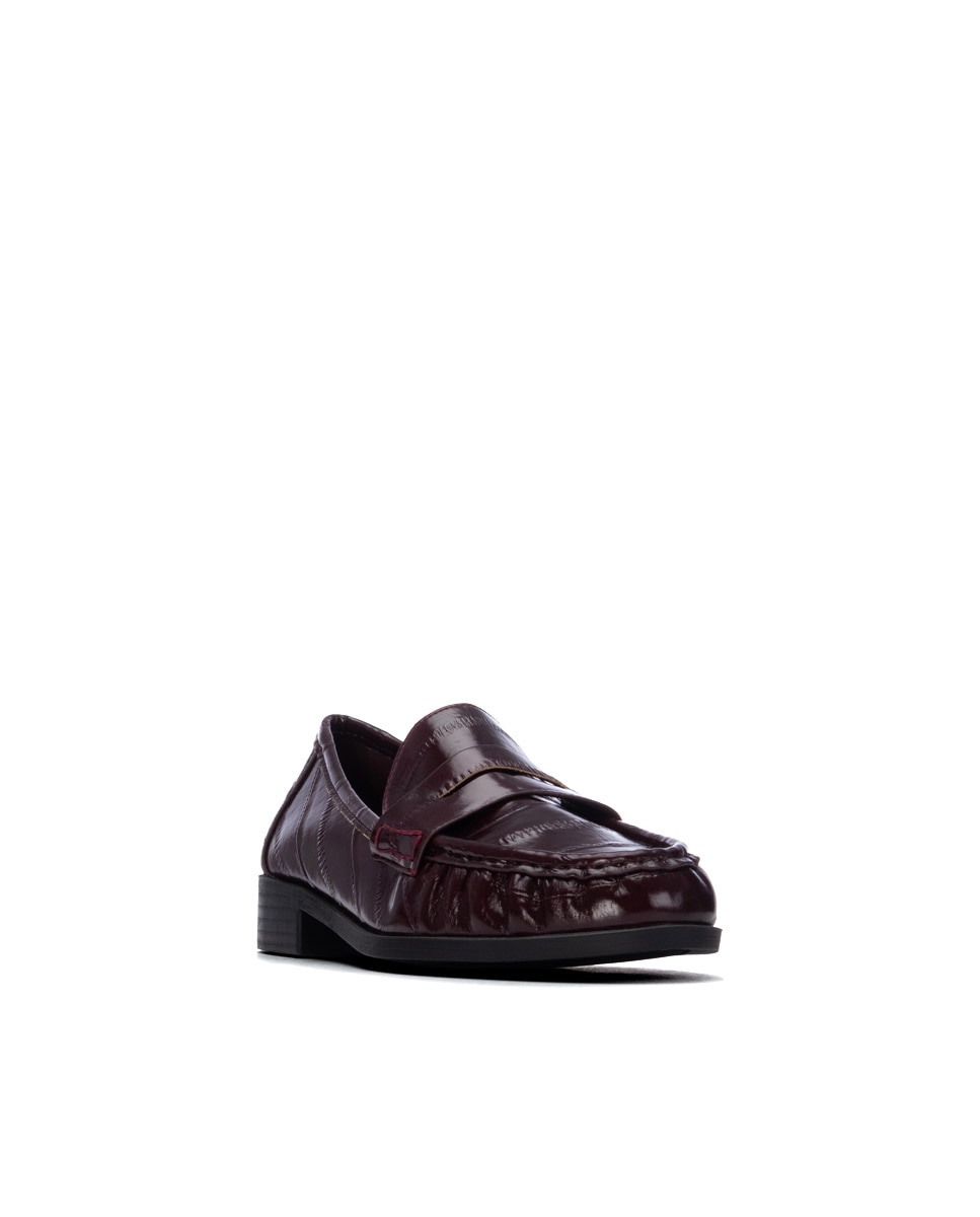 Mocassins Rasos Bordeaux-3
