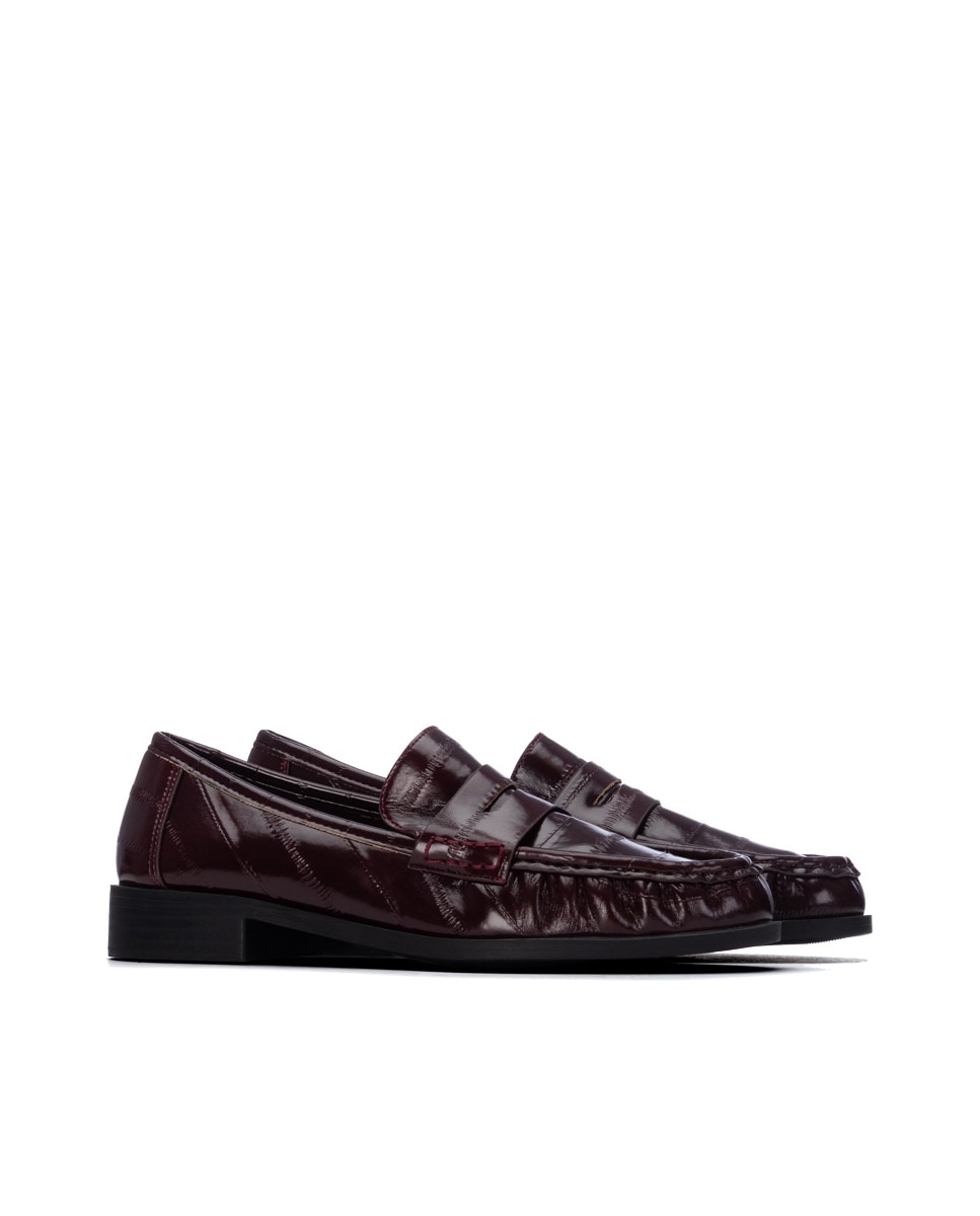 Mocassins Rasos Bordeaux-5