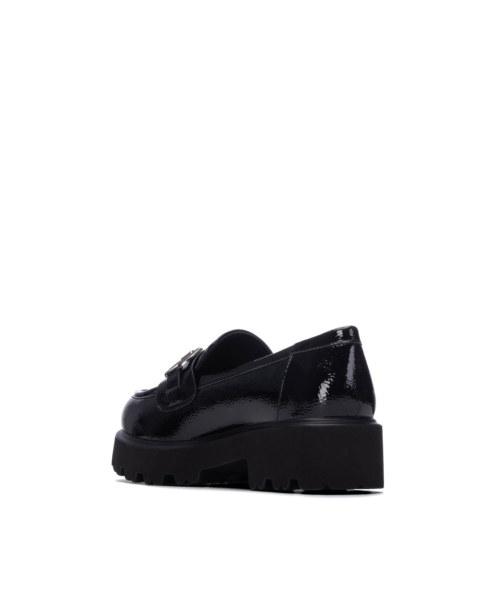 Mocassins Rasos Preto-3