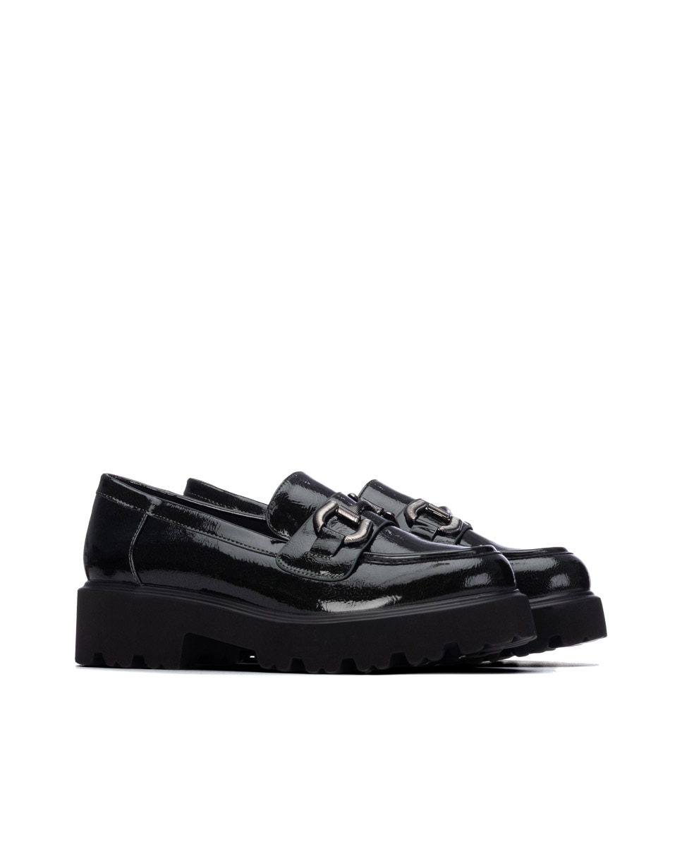Mocassins Rasos Caqui-4
