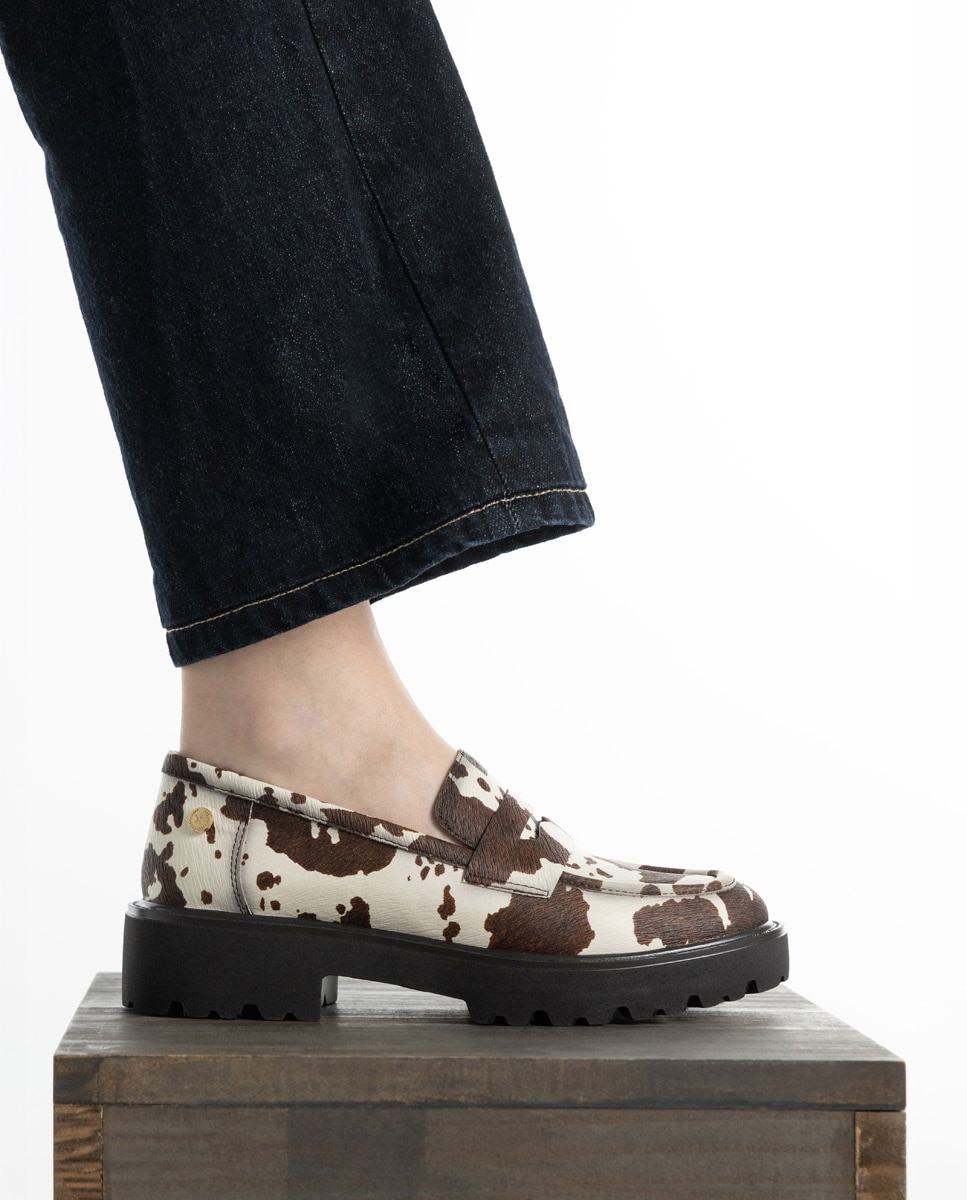 Mocassins Rasos Estampado-2