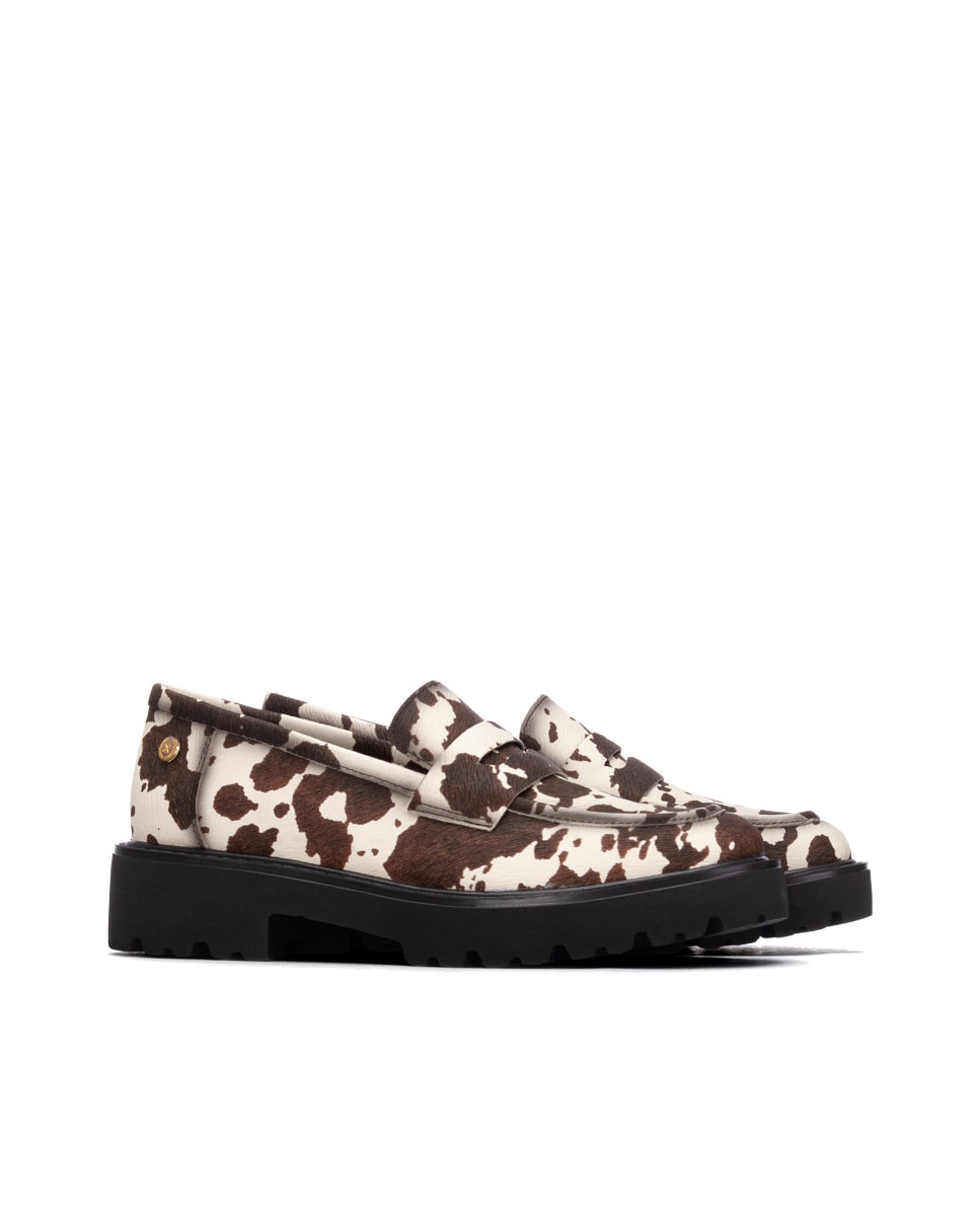 Mocassins Rasos Estampado-5