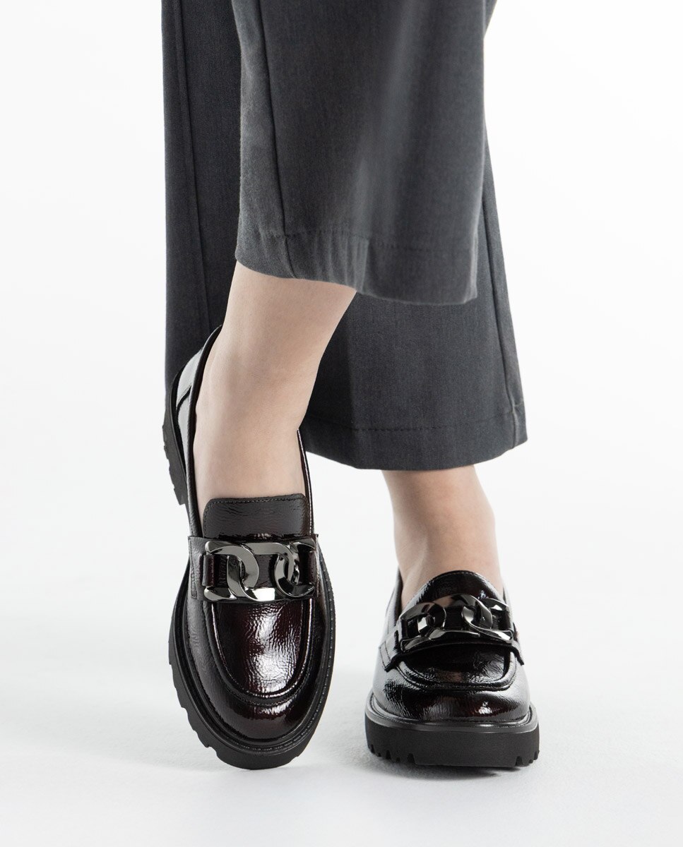 Mocassins Rasos Preto-2