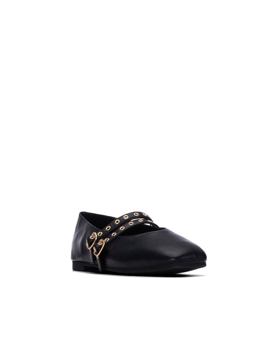 Sabrinas com Fivela Preto-2