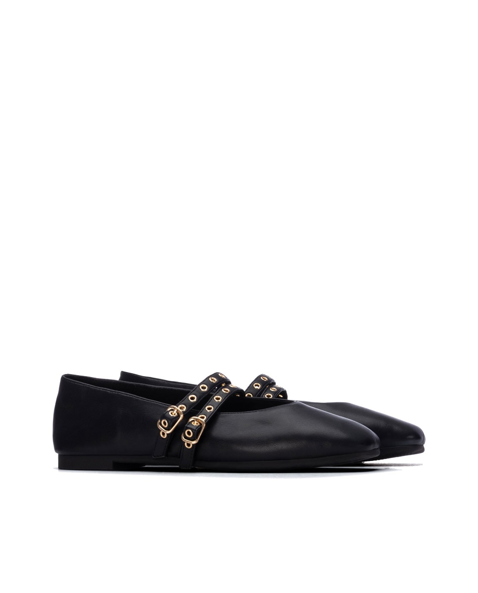 Sabrinas com Fivela Preto-4