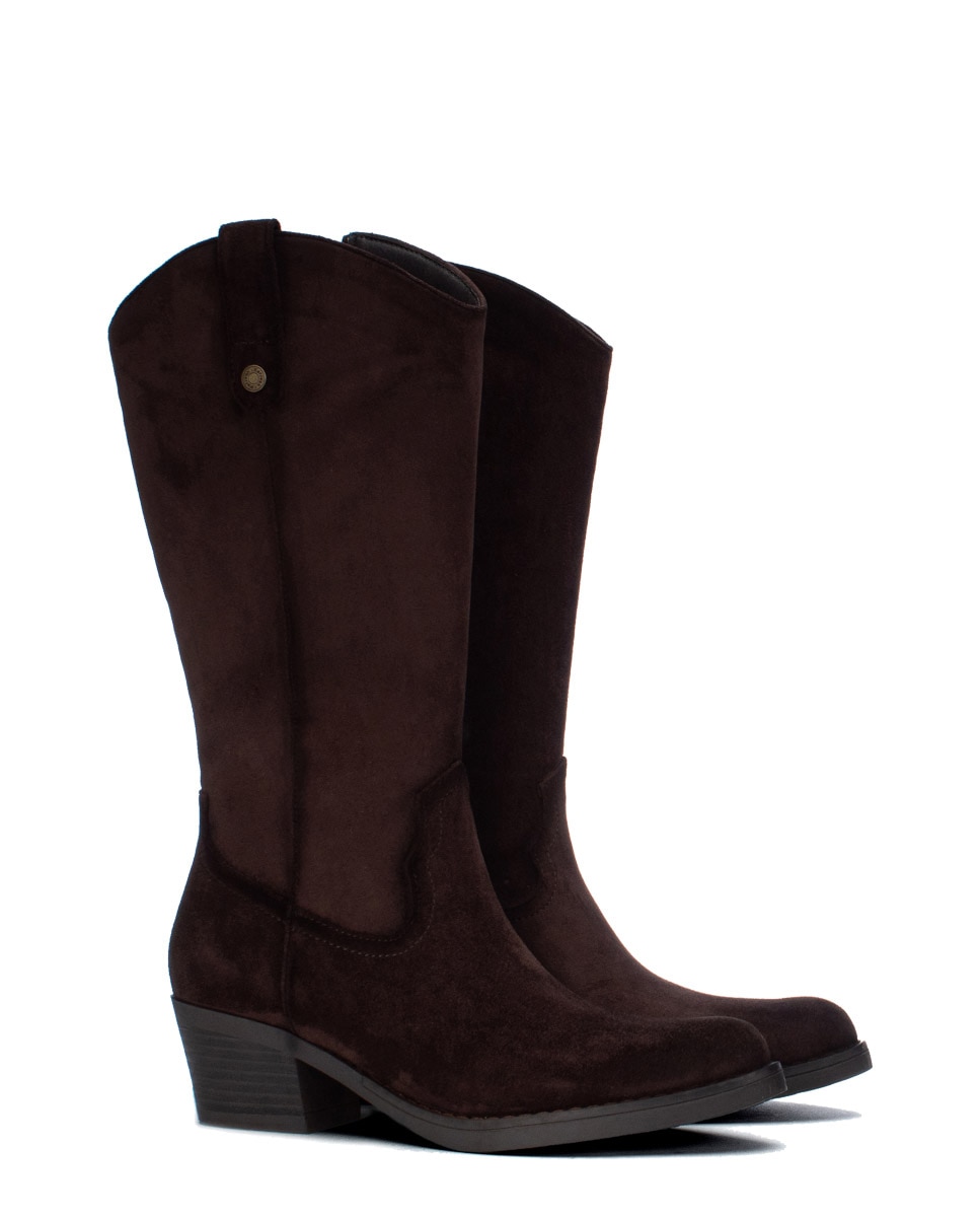 Botas Cowboy Castanho-4