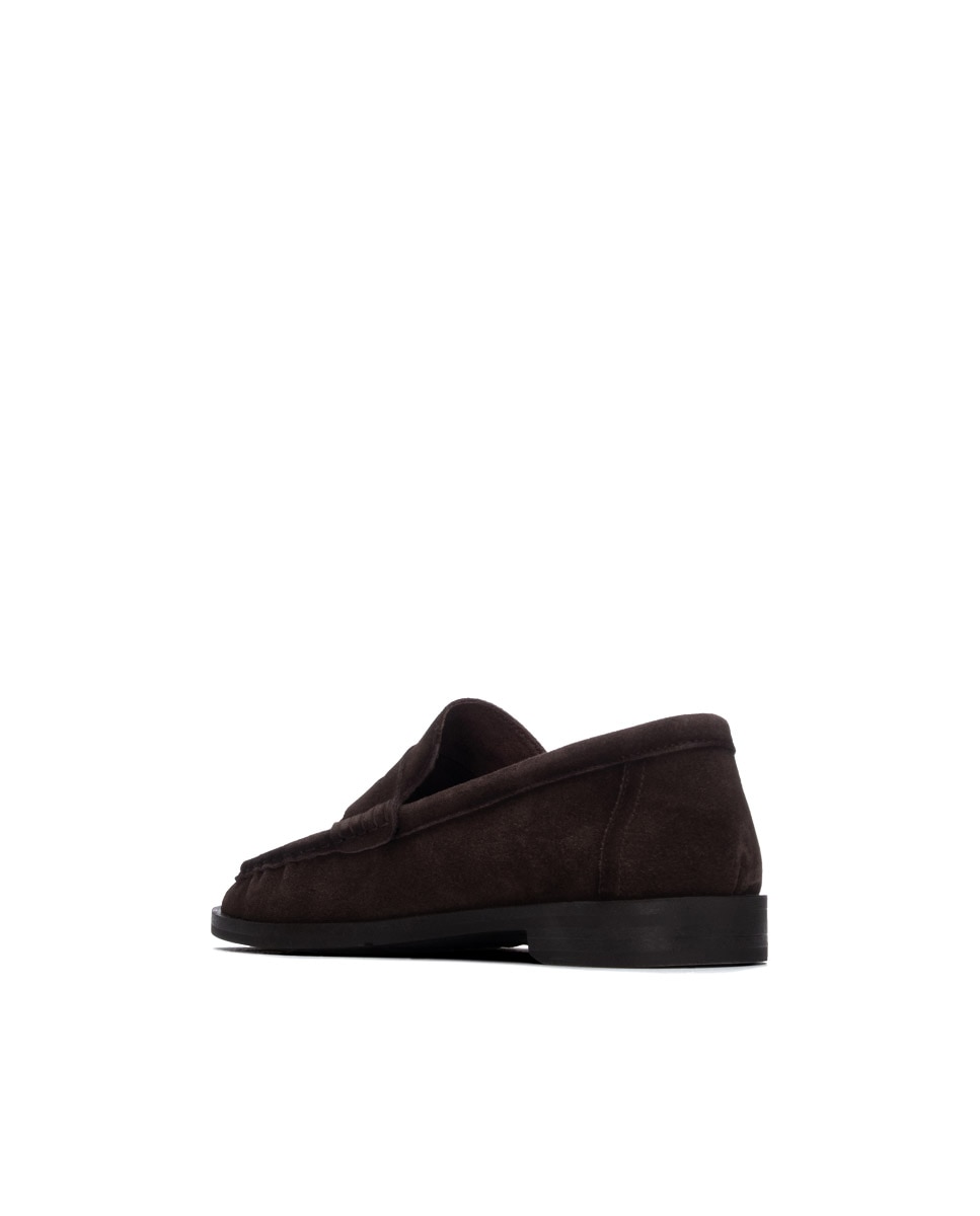 Mocassins de Pele Castanho-3