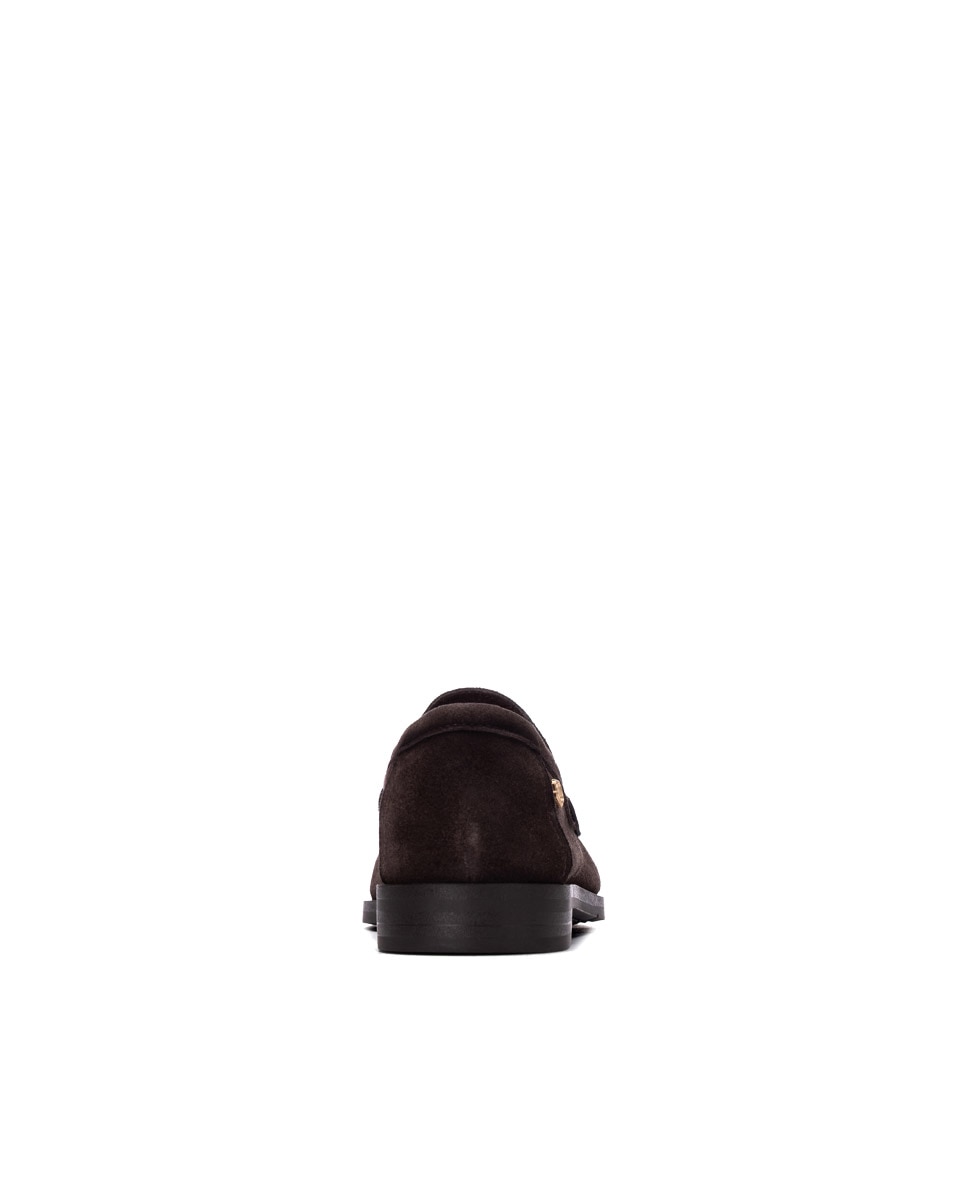 Mocassins de Pele Castanho-5