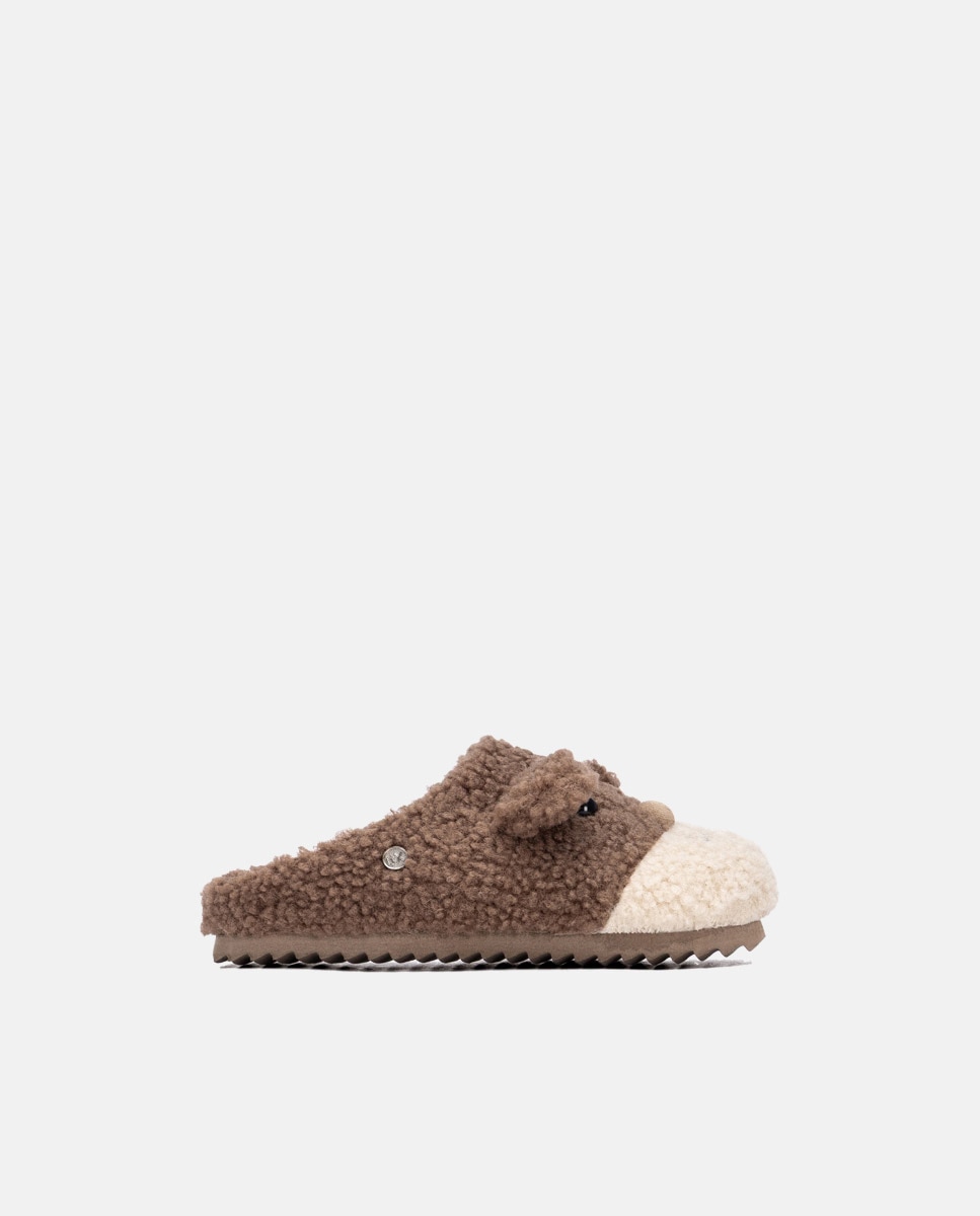 Imagem 0 de Pantufas de Pelo de Ovelha Infantil