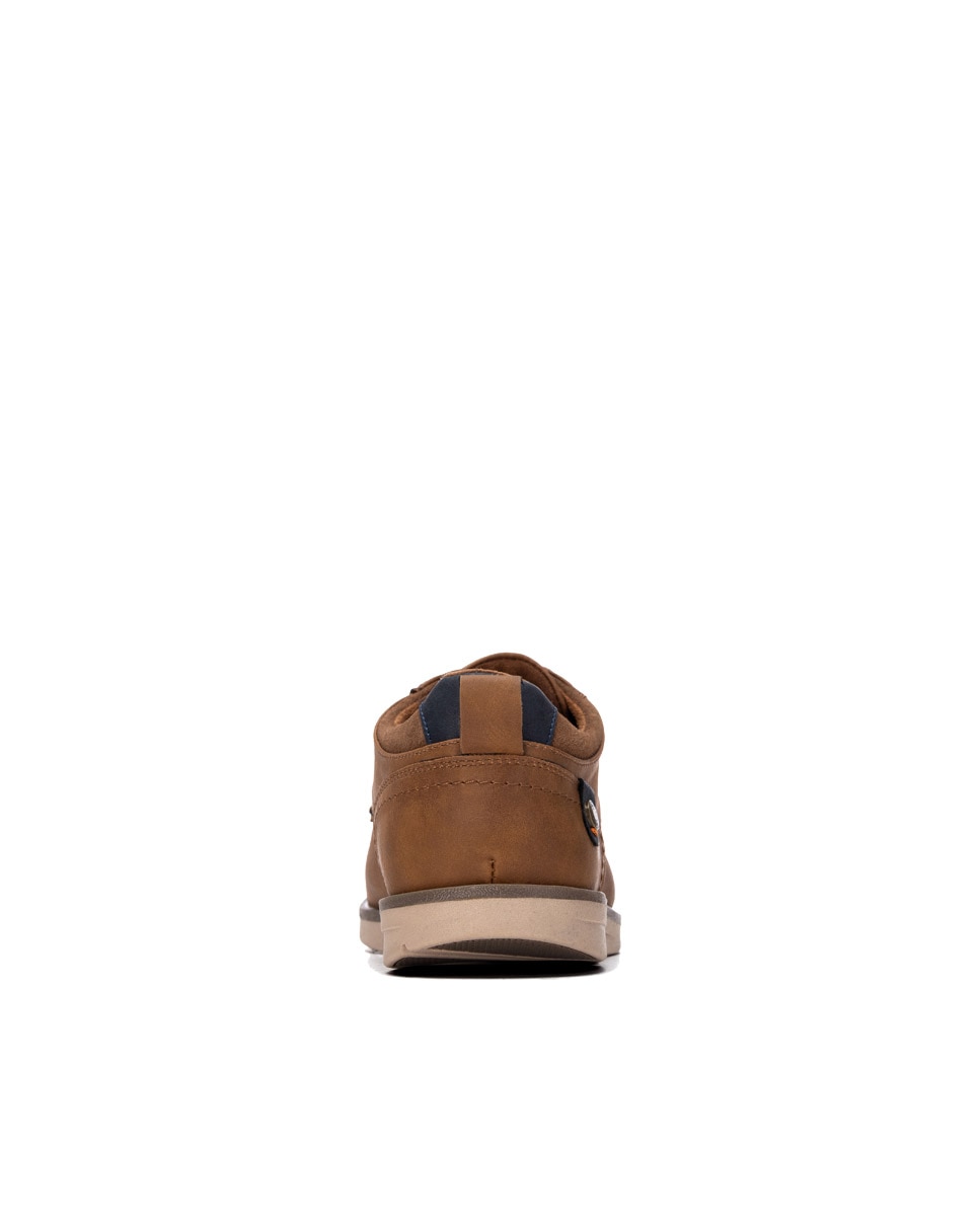 Sapato com Atacadores Camel-5