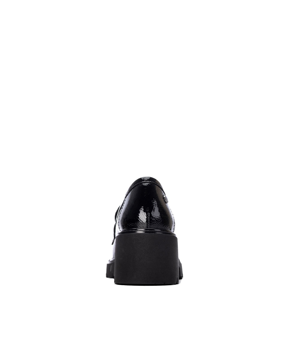 Mocassins com Fivela Preto-9