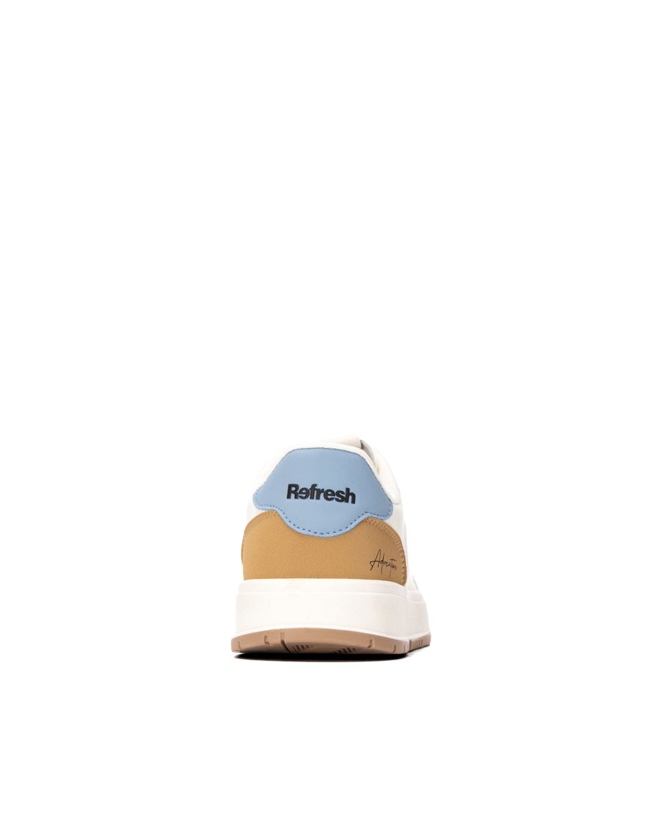 Sapatilha com Atacadores Bege-5