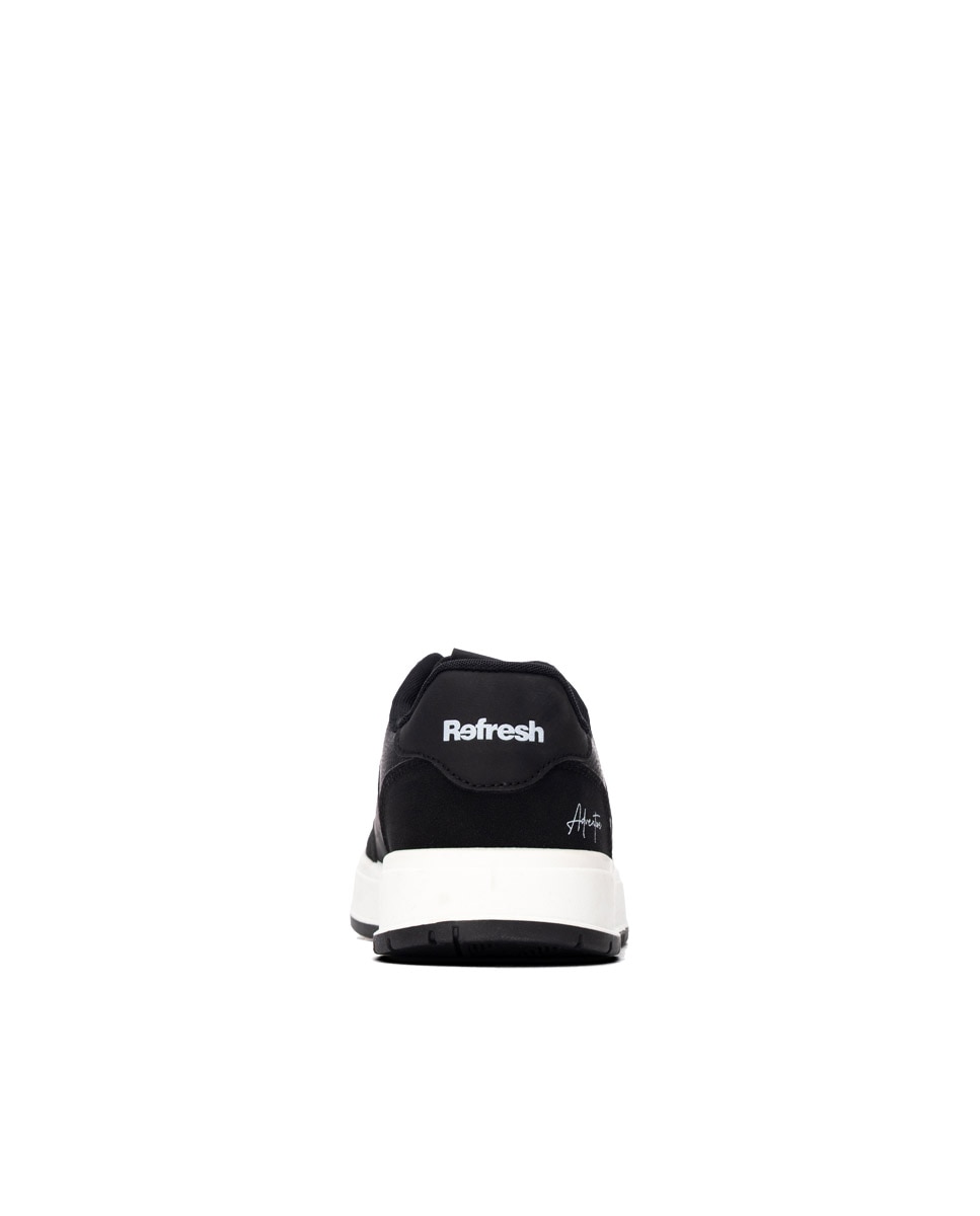 Sapatilha com Atacadores Preto-5