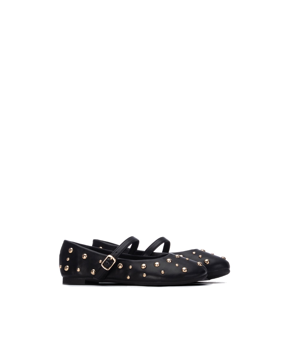 Sabrinas Infantil com Tachas Xti Preto-4