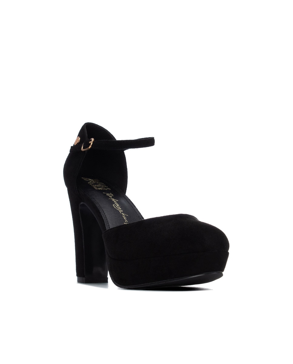 Sapato com Fivela Preto-3