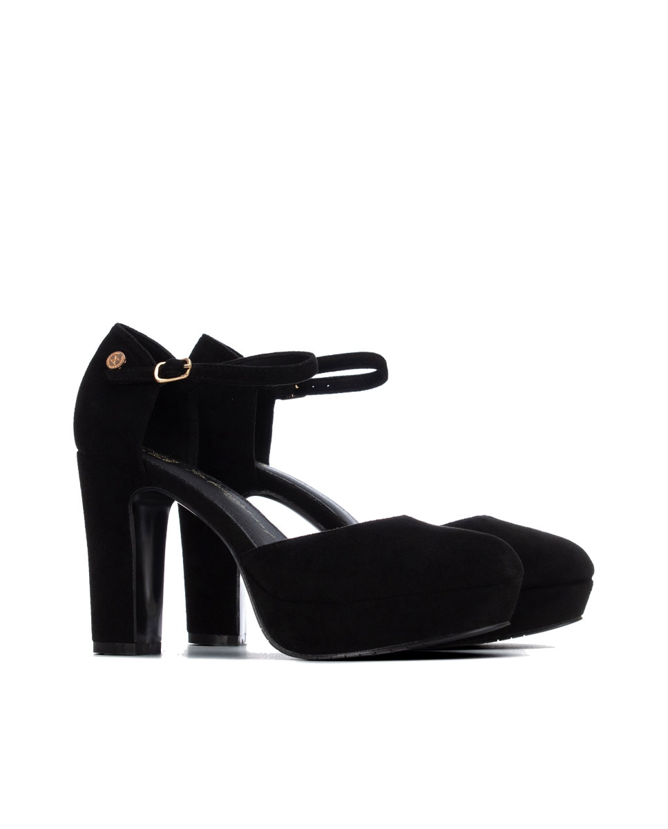 Sapato com Fivela Preto-5