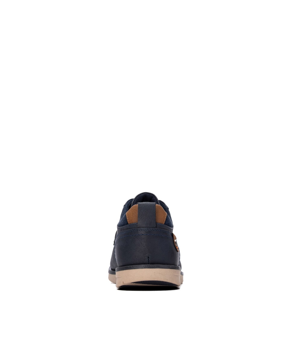 Sapato com Atacadores Azul-5