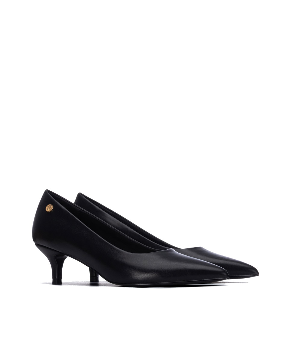 Sapatos de Salto Preto-5