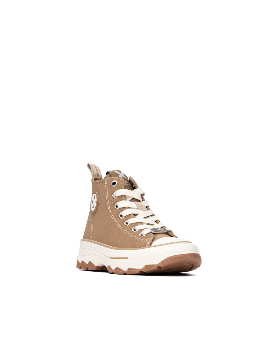 Botins Desportivos com Biqueira de Borracha Xti Castanho-2