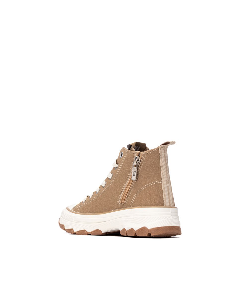 Botins Desportivos com Biqueira de Borracha Xti Castanho-3