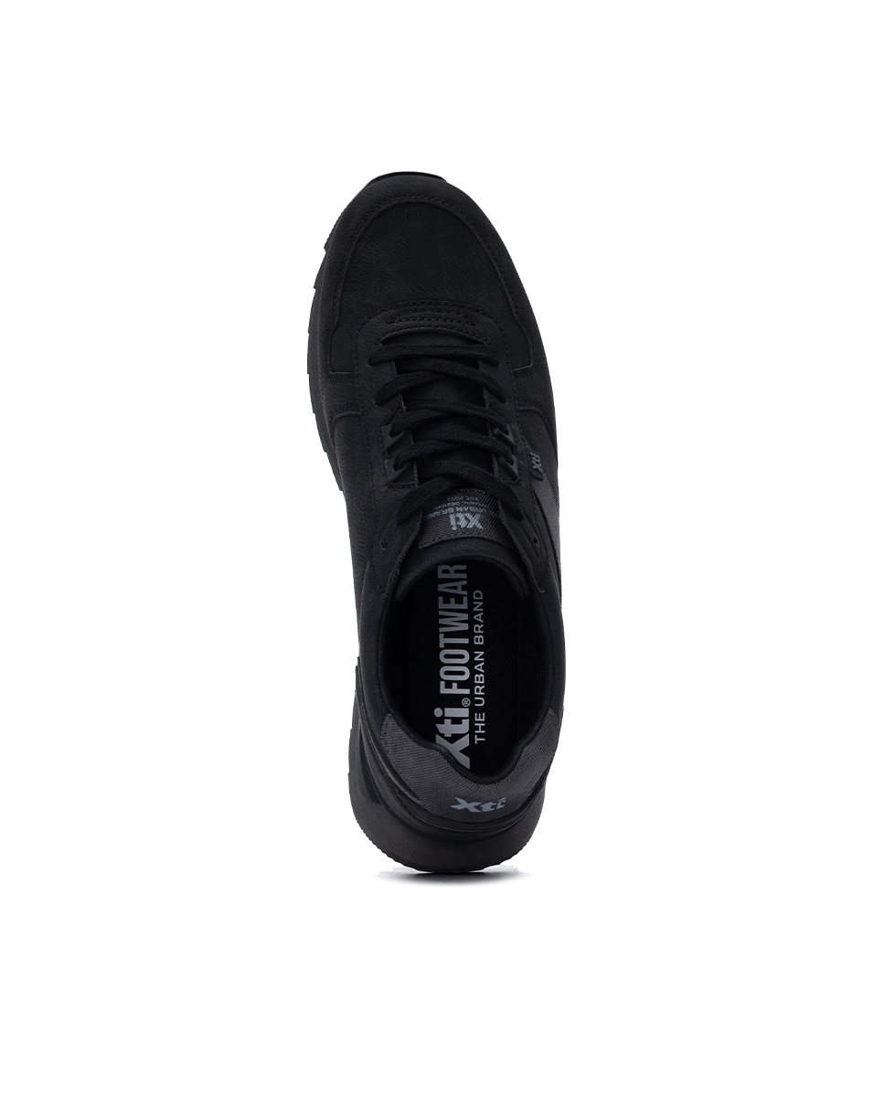 Sapatilhas com Atacadores Preto-4