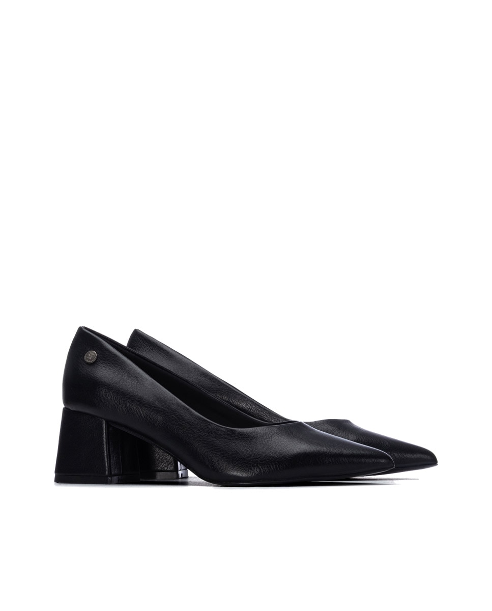 Sapatos de Salto Preto-4