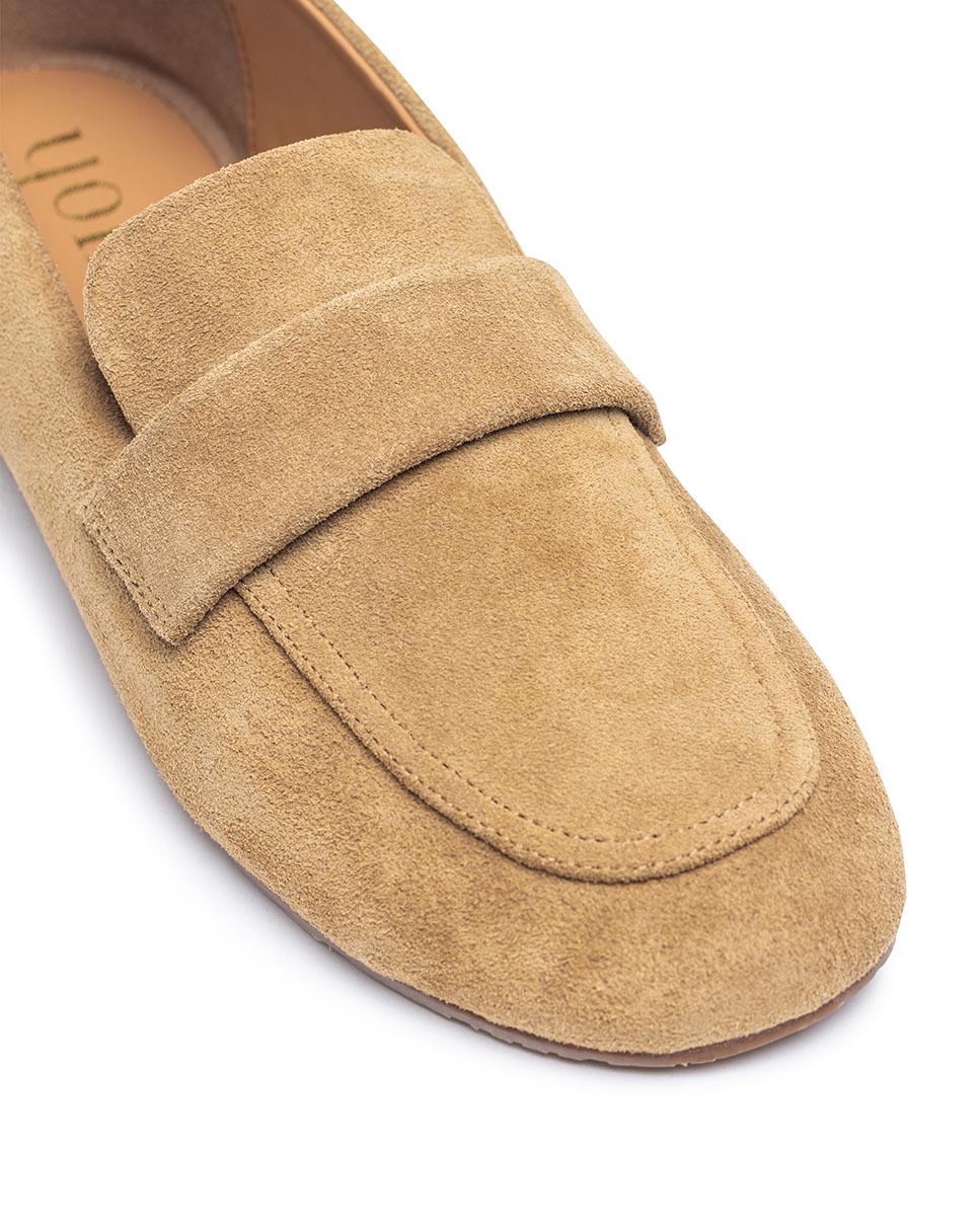 Mocassins de Camurça Camel-2