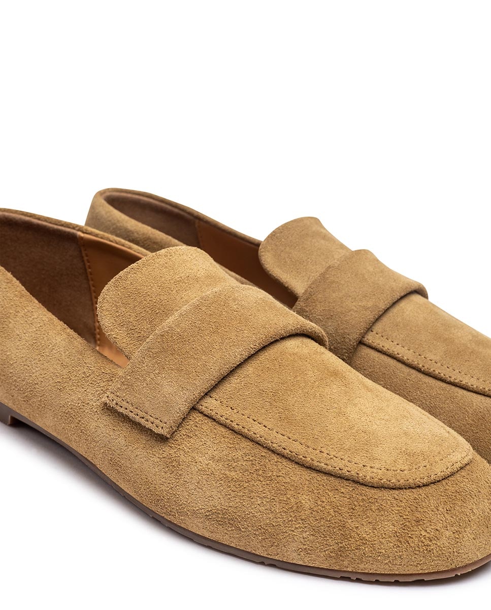 Mocassins de Camurça Camel-6